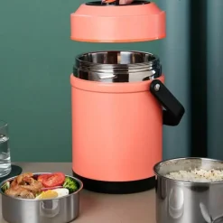 The Decor Haven Camping-Werkzeuge|Camping Im Freien-Isolierte Lunchbox aus Edelstahl – Dreamy Camp Design