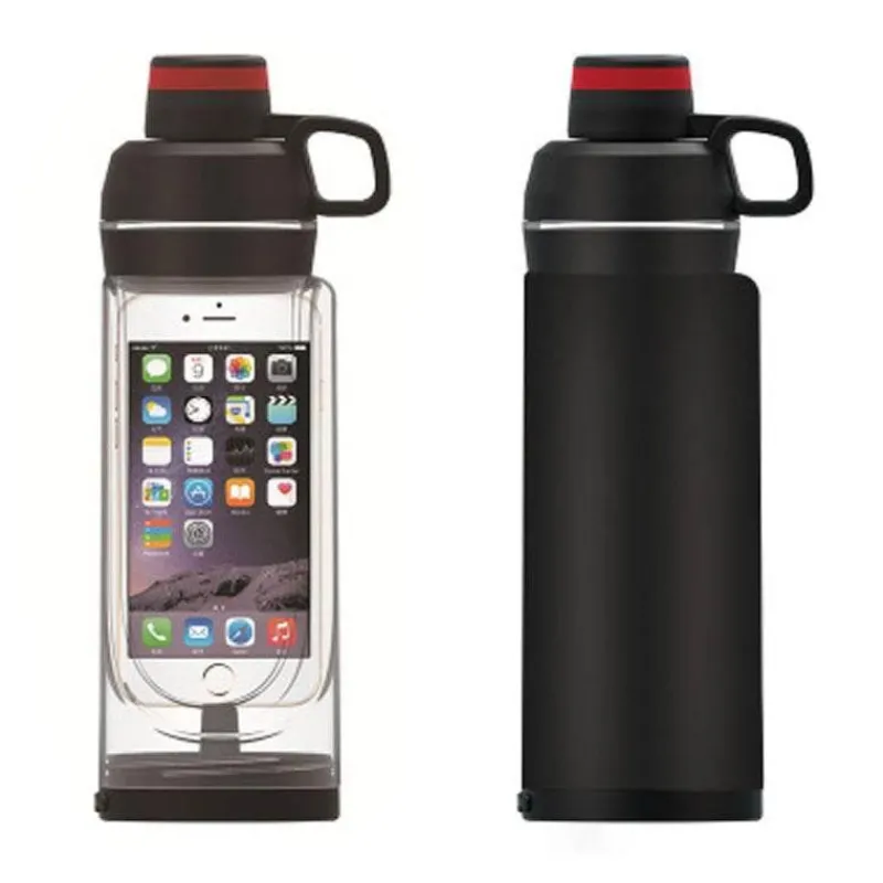 Wild u0026 Free Gear Outdoor-Artikel-Isolierte Thermos-Wasserflasche – Reisebecher mit versteckter Tasche und Geheimfach