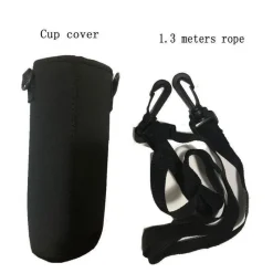 Wild u0026 Free Gear Outdoor-Artikel-Isolierte Thermos-Wasserflasche – Reisebecher mit versteckter Tasche und Geheimfach