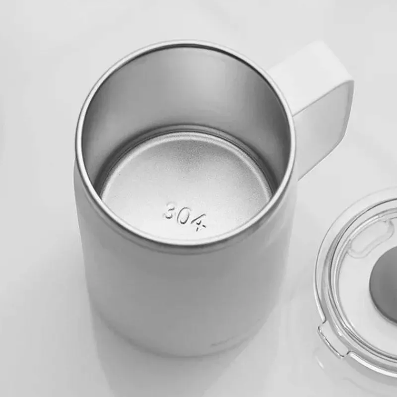 Tom Küche & Esszimmer-Isolierter Kaffeebecher aus Edelstahl mit Deckel, reisefreundliches Design