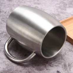 Tom Küche & Esszimmer-Isolierter Reisebecher aus Edelstahl – 420 ml Becher mit Deckel für das Homeoffice