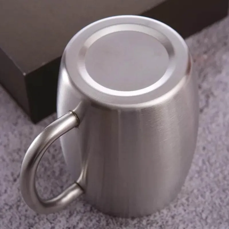 Tom Küche & Esszimmer-Isolierter Reisebecher aus Edelstahl – 420 ml Becher mit Deckel für das Homeoffice