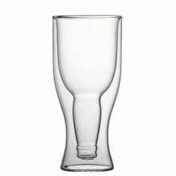 Plates u0026 More Küche & Esszimmer-Isoliertes doppelwandiges Glasset – Bier, Wein, Whiskey, Champagner