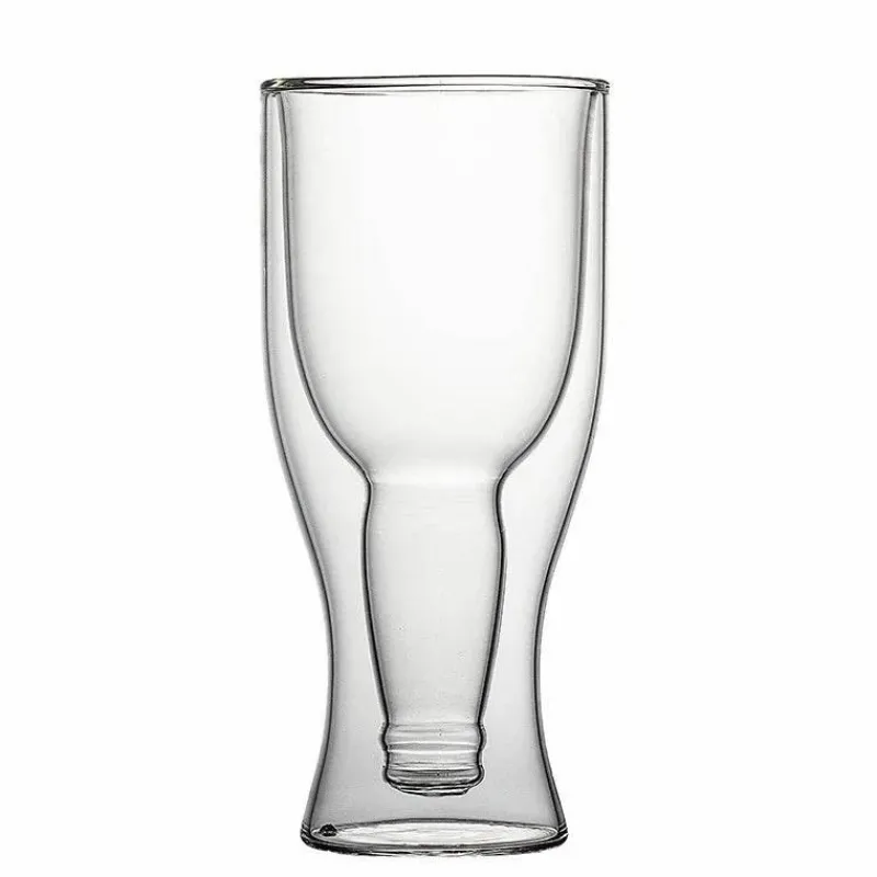 Plates u0026 More Küche & Esszimmer-Isoliertes doppelwandiges Glasset – Bier, Wein, Whiskey, Champagner