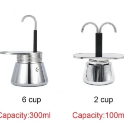 The Cozy Mug Küche & Esszimmer-Italienische Kaffeekanne – Kreativer Espressokocher