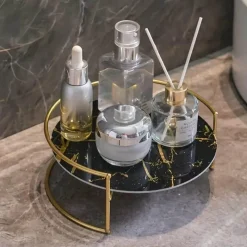 Aqua Essence Badezimmer-Ivalo Cosmetics Tray - Makeup Organizer and Vanity Storage Solution