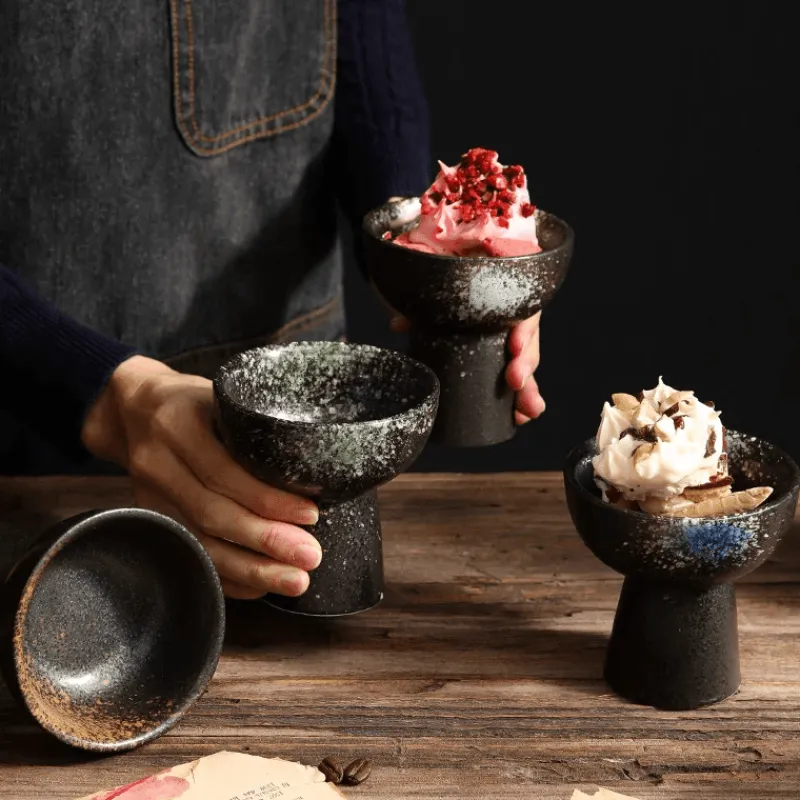 Feast Essentials Küche & Esszimmer-Ivana Dessertschale mit erhöhtem Rand – elegante Servierplatte für Süßigkeiten und Leckereien