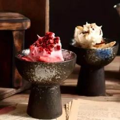 Feast Essentials Küche & Esszimmer-Ivana Dessertschale mit erhöhtem Rand – elegante Servierplatte für Süßigkeiten und Leckereien