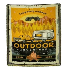 Snug u0026 Soft Bettzeug-Jacquard-Wandteppichdecke – dekorative gewebte Überwurfdecke