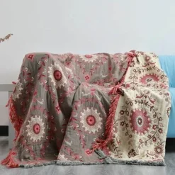 Snug u0026 Soft Bettzeug-Japanische Baumwoll-Überwurfdecke - Doppelseitiger Sofabezug Tagesdecke