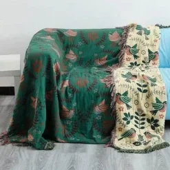 Snug u0026 Soft Bettzeug-Japanische Baumwoll-Überwurfdecke - Doppelseitiger Sofabezug Tagesdecke