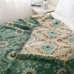 Wrap u0026 Relax Bettzeug-Japanische Baumwolldecke – weicher Sofaüberwurf