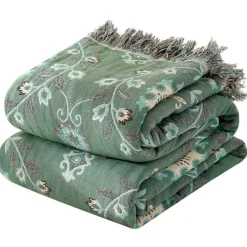 Wrap u0026 Relax Bettzeug-Japanische Baumwolldecke – weicher Sofaüberwurf