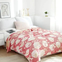 Cozy Haven Bettzeug-Japanische Baumwollgaze-Decke - Weiche, atmungsaktive Sommerdecke