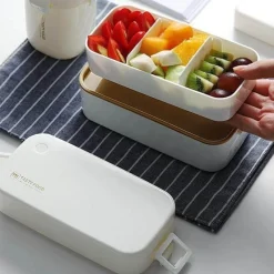 The Culinary Kit Küche & Esszimmer-Japanische Bento-Box – Einfacher Behälter zur Aufbewahrung von Lebensmitteln