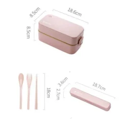 The Culinary Kit Küche & Esszimmer-Japanische Bento-Box – Einfacher Behälter zur Aufbewahrung von Lebensmitteln