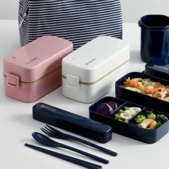 The Culinary Kit Küche & Esszimmer-Japanische Bento-Box – Einfacher Behälter zur Aufbewahrung von Lebensmitteln