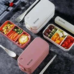 The Culinary Kit Küche & Esszimmer-Japanische Bento-Box – Einfacher Behälter zur Aufbewahrung von Lebensmitteln