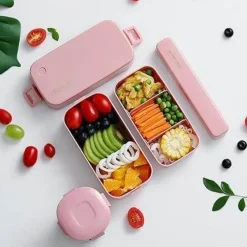 The Culinary Kit Küche & Esszimmer-Japanische Bento-Box – Einfacher Behälter zur Aufbewahrung von Lebensmitteln