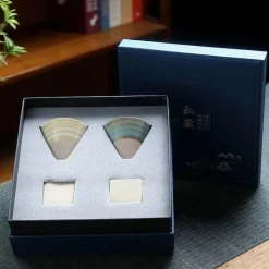 Plates u0026 More Küche & Esszimmer-Japanische Espressotassen aus Porzellan – 100 ml Latte-Becher in Geschenkbox