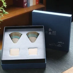 Plates u0026 More Küche & Esszimmer-Japanische Espressotassen aus Porzellan – 100 ml Latte-Becher in Geschenkbox