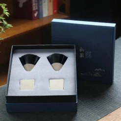 Plates u0026 More Küche & Esszimmer-Japanische Espressotassen aus Porzellan – 100 ml Latte-Becher in Geschenkbox