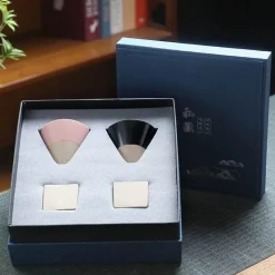 Plates u0026 More Küche & Esszimmer-Japanische Espressotassen aus Porzellan – 100 ml Latte-Becher in Geschenkbox