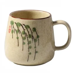 The Decor Haven Küche & Esszimmer-Japanische handgefertigte Keramiktassen – Retro-Design