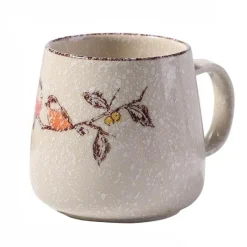 The Decor Haven Küche & Esszimmer-Japanische handgefertigte Keramiktassen – Retro-Design