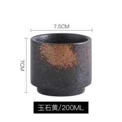 Plates u0026 More Küche & Esszimmer-Japanische Kaffeetasse aus Keramik – Stilvolle persönliche Tasse