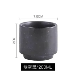 Plates u0026 More Küche & Esszimmer-Japanische Kaffeetasse aus Keramik – Stilvolle persönliche Tasse