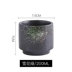 Plates u0026 More Küche & Esszimmer-Japanische Kaffeetasse aus Keramik – Stilvolle persönliche Tasse