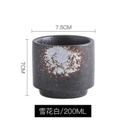 Plates u0026 More Küche & Esszimmer-Japanische Kaffeetasse aus Keramik – Stilvolle persönliche Tasse