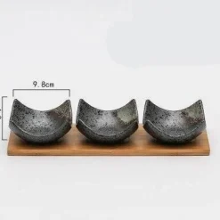 The Culinary Kit Küche & Esszimmer-Japanische Snackschalen aus Keramik – Kreatives Geschirr für Vorspeisen