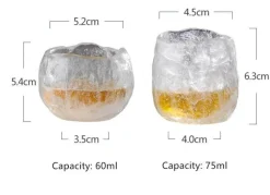 The Cozy Mug Küche & Esszimmer-Japanische Teetasse aus Keramik – handgefertigtes Trinkgeschirr mit Eisglasur