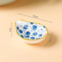 Plates u0026 More Küche & Esszimmer-Japanischer Keramik-Soßenteller - Porzellan-Snackteller