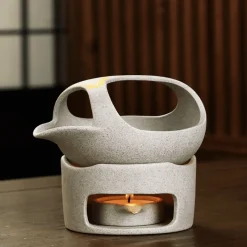 Brew Bliss Küche & Esszimmer-Japanischer Kerzenwärmer - Einfacher Tee-Wärmeverteiler