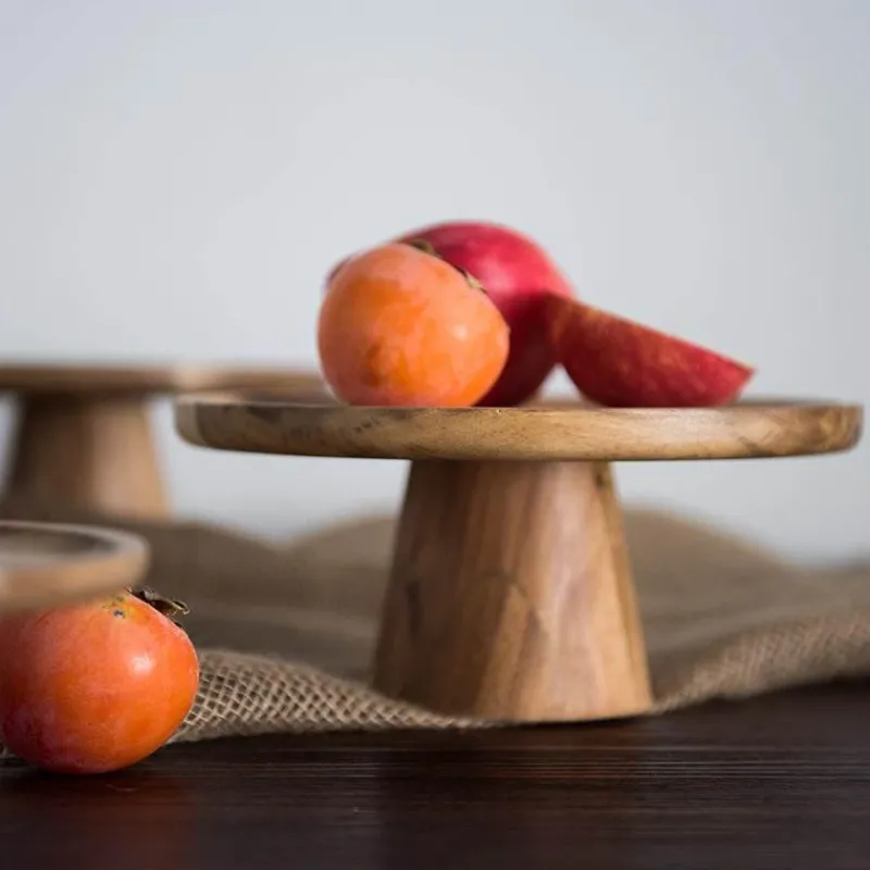 The Culinary Kit Küche & Esszimmer-Japanischer Snackteller aus Holz – Elegantes Sushi- und Vorspeisengeschirr