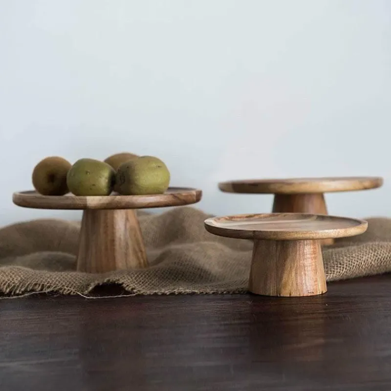 The Culinary Kit Küche & Esszimmer-Japanischer Snackteller aus Holz – Elegantes Sushi- und Vorspeisengeschirr