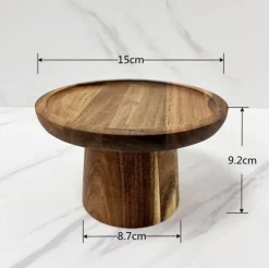 The Culinary Kit Küche & Esszimmer-Japanischer Snackteller aus Holz – Elegantes Sushi- und Vorspeisengeschirr