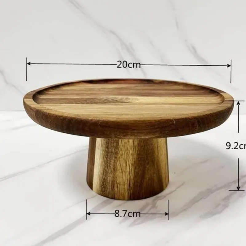 The Culinary Kit Küche & Esszimmer-Japanischer Snackteller aus Holz – Elegantes Sushi- und Vorspeisengeschirr