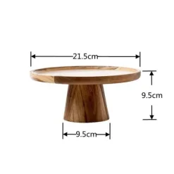 The Culinary Kit Küche & Esszimmer-Japanischer Snackteller aus Holz – Elegantes Sushi- und Vorspeisengeschirr