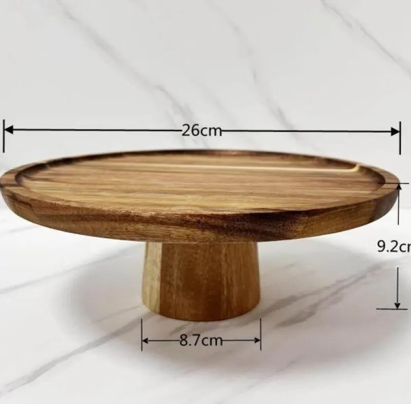 The Culinary Kit Küche & Esszimmer-Japanischer Snackteller aus Holz – Elegantes Sushi- und Vorspeisengeschirr