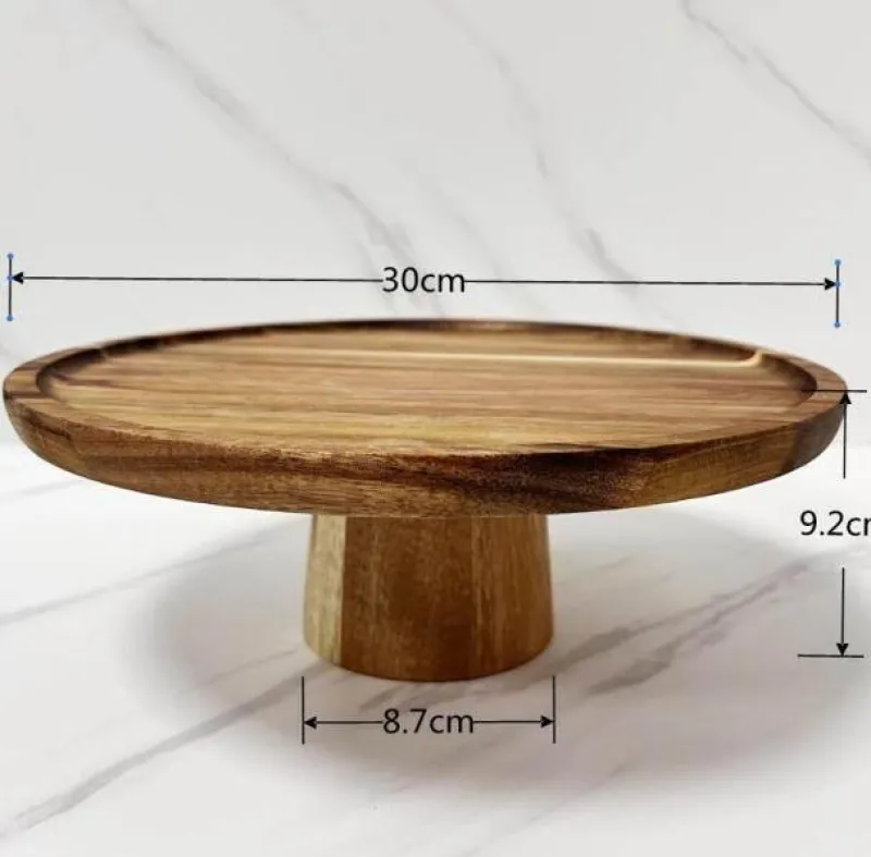 The Culinary Kit Küche & Esszimmer-Japanischer Snackteller aus Holz – Elegantes Sushi- und Vorspeisengeschirr