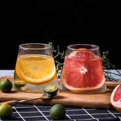 Tom Küche & Esszimmer-Japanisches Bergglas-Tassenset – Elegantes Trinkgeschirr für Tee, Kaffee, Saft, Wein