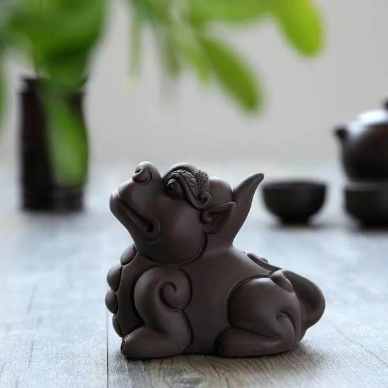 The Cozy Mug Küche & Esszimmer-Japanisches Kröten-Teehaustier-Set – Kreative Keramik für Teeliebhaber