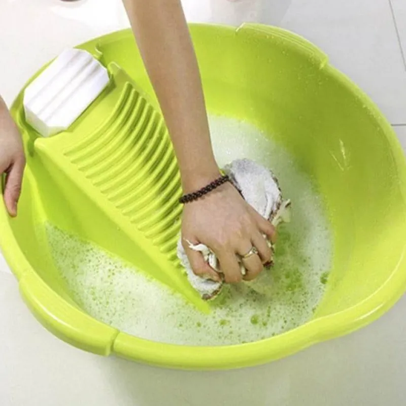 The Blissful Bath Badezimmer-Japanisches Waschbrett – Traditionelles Handwäschebrett