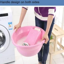 The Blissful Bath Badezimmer-Japanisches Waschbrett – Traditionelles Handwäschebrett