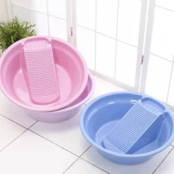 The Blissful Bath Badezimmer-Japanisches Waschbrett – Traditionelles Handwäschebrett