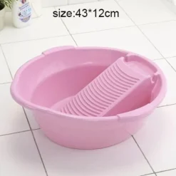 The Blissful Bath Badezimmer-Japanisches Waschbrett – Traditionelles Handwäschebrett